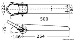 Satynowy wałek kokardkowy SS 500 mm